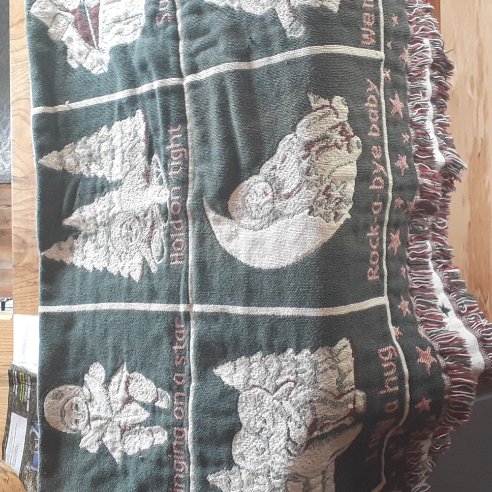 Snowbabies afghan 45X64